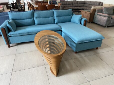 Sofa with lounger-3037